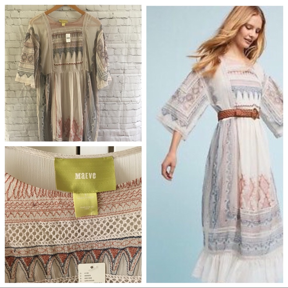 Anthropologie Maeve Toronto maxi NWT